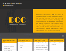 Tablet Screenshot of dgcindia.com